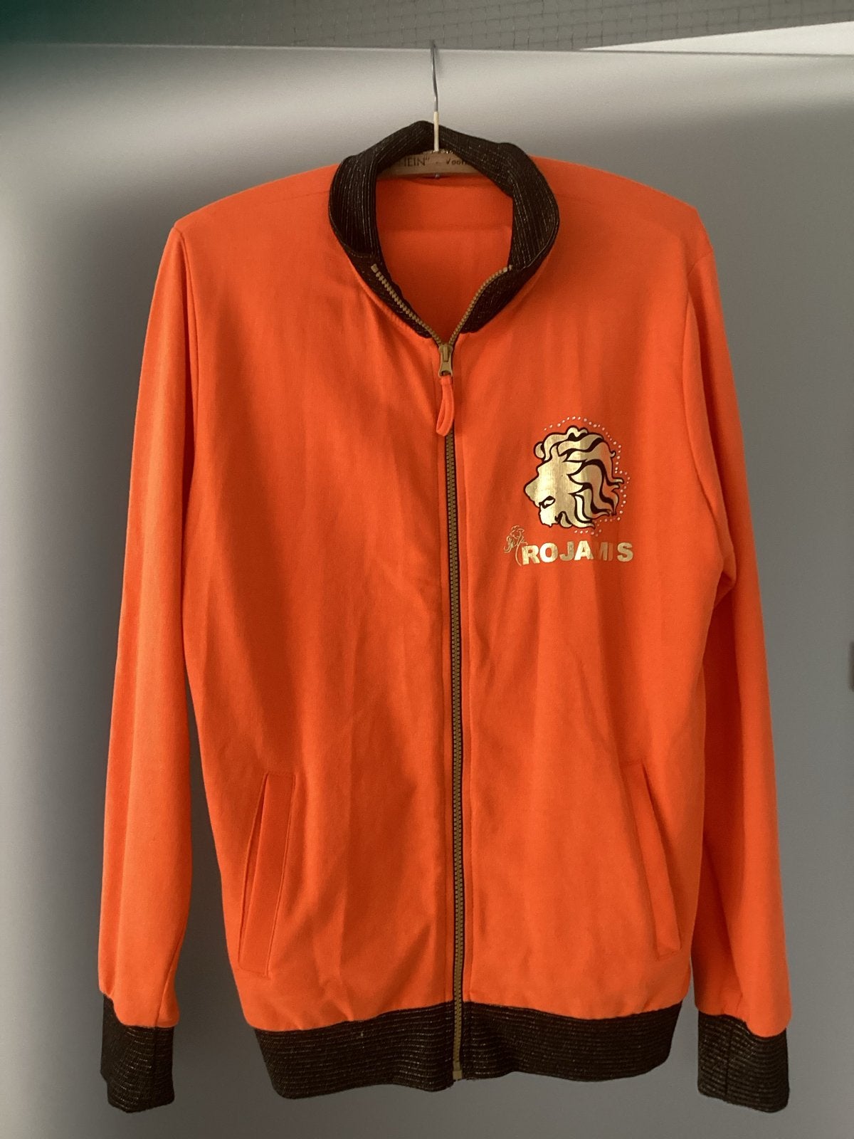 Oranje trainingspak met leeuw, Roy Donders, L/XL, ongedragen, Ophalen of Verzenden, Zo goed als nieuw