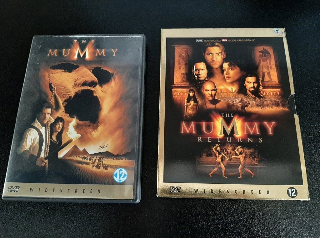 The mummy + The mummy returns, Rachel Weisz, Brendan Fraser!, Vanaf 12 jaar, Ophalen of Verzenden, Gebruikt