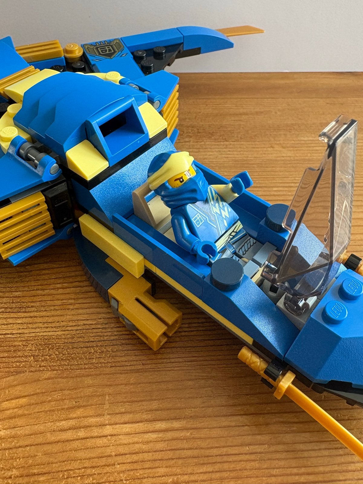 LEGO Ninjago 71784 Jay's Bliksemstraaljager - Compleet, Ophalen of Verzenden, Zo goed als nieuw