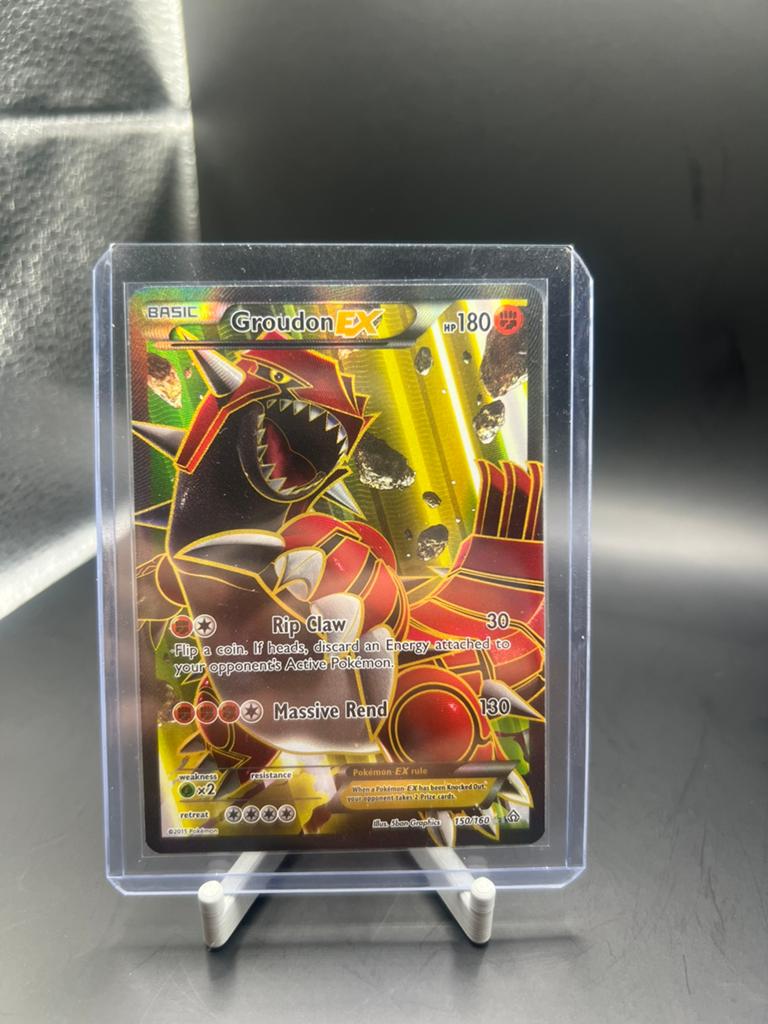 Groudon EX 150 nm/m, Ophalen of Verzenden, Zo goed als nieuw, Losse kaart