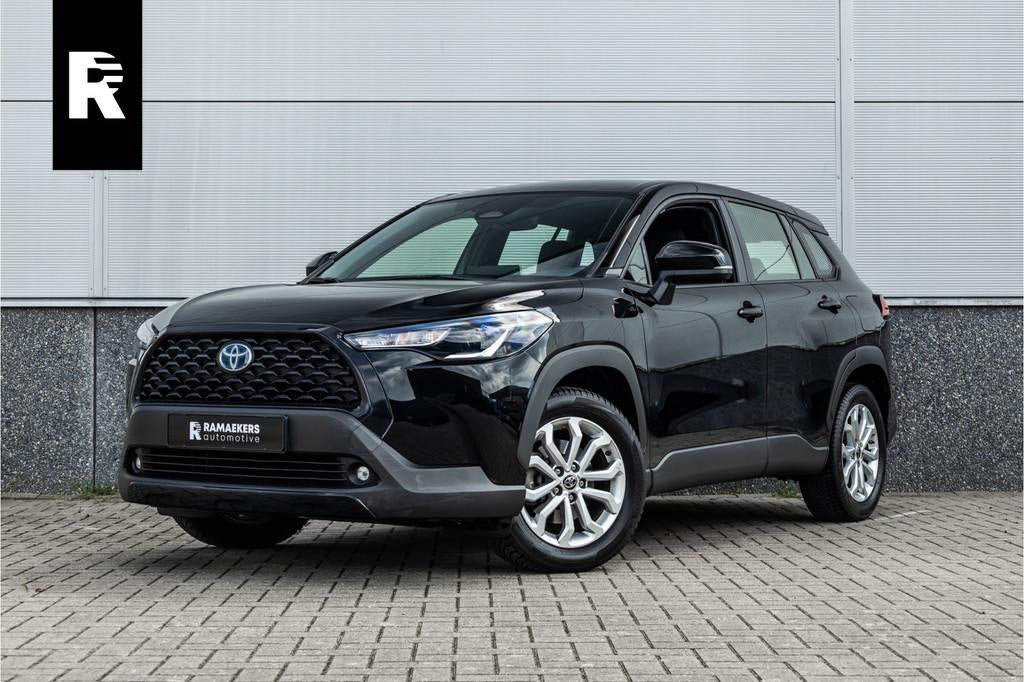 Toyota Corolla Cross 2.0 High Power Hybrid Active Camera / C, Stof, Gebruikt, 4 cilinders, Zwart