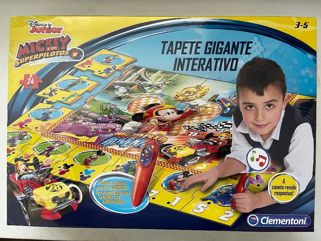 Disney Junior Mickey Superpilotos Interactief Tapijt Puzzel, Ophalen of Verzenden, 10 tot 50 stukjes, Nieuw, 2 tot 4 jaar