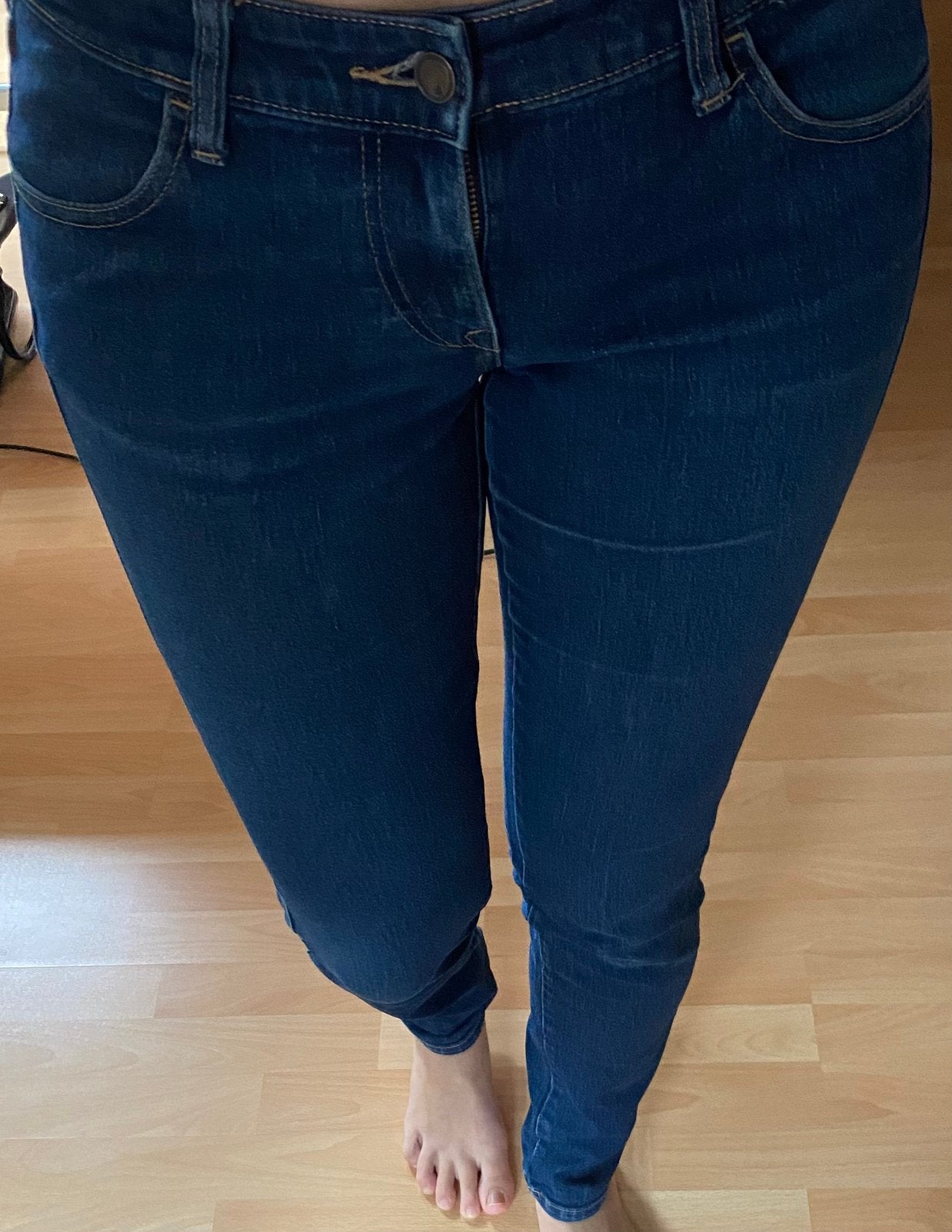 Skinny low waist jeans maat 30 lengte 34 blauw spijkerbroek, Ophalen of Verzenden, Zo goed als nieuw, Blauw, W30 - W32 (confectie 38/40)