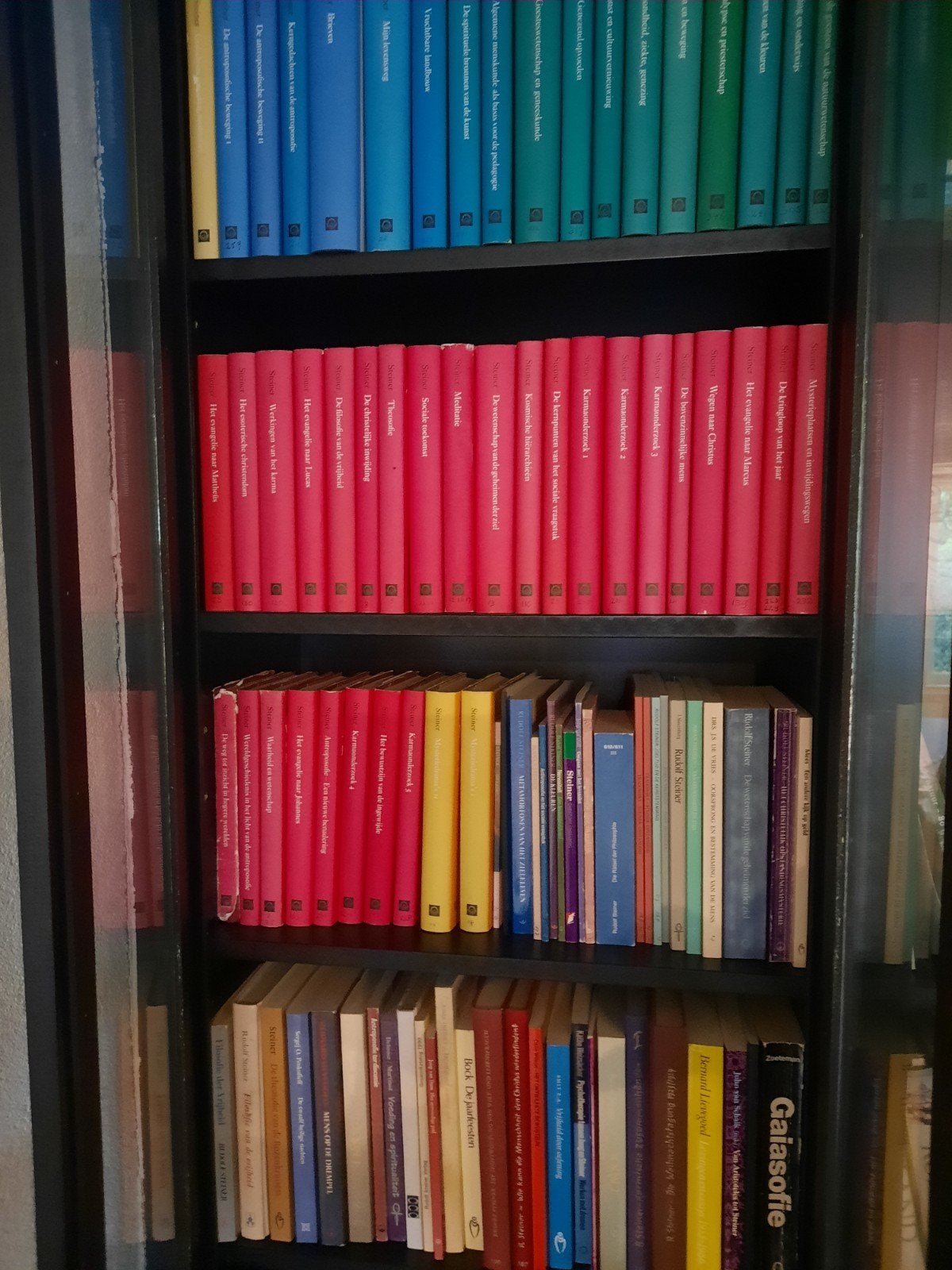 Antroposofische boeken., Ophalen