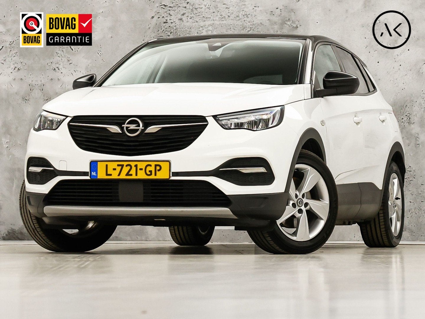Opel Grandland X 1.6 Turbo Hybrid Elegance 224Pk Automaat (A, 12 maanden, 4 cilinders, Leder en Stof, Wit