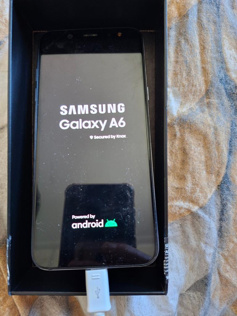 Samsung A6 telefoon, Telecommunicatie, Mobiele telefoons | Samsung, Gebruikt, Zwart, Ophalen of Verzenden, Android OS