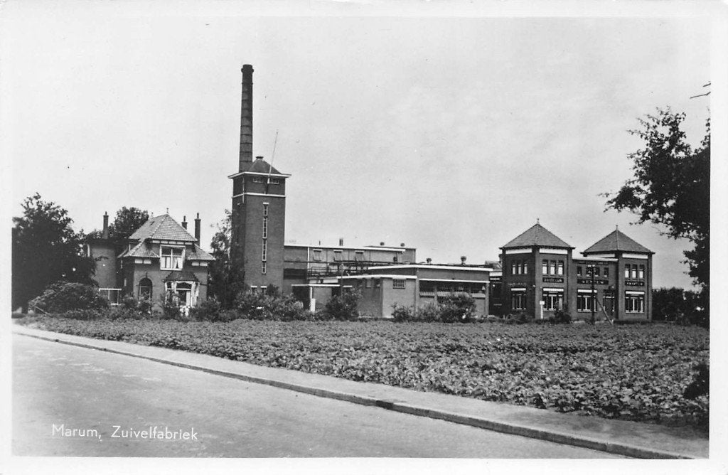 700  Marum - Zuivelfabriek, Ophalen of Verzenden, 1940 tot 1960, Ongelopen, Groningen