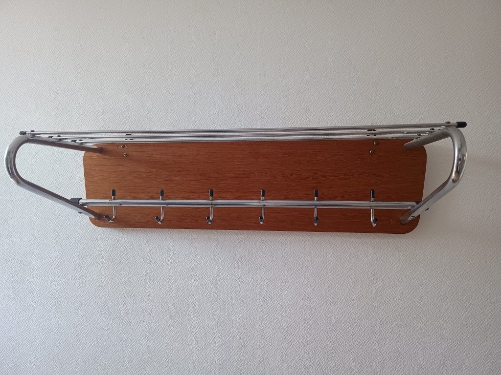 Vintage Arco wandkapstok met hoedenrek en haken, Huis en Inrichting, Ophalen, Gebruikt
