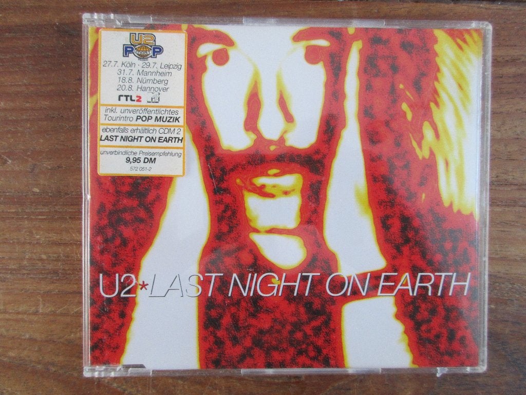U2 Last Night On Earth - CD-maxi, Ophalen of Verzenden, Zo goed als nieuw