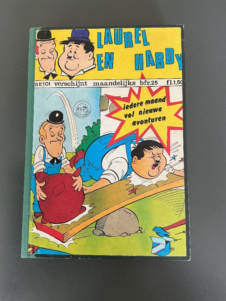 Prachtig ingebonden Laurel en Hardy stripboeken, Boeken, Meerdere stripboeken, Ophalen of Verzenden, Gelezen