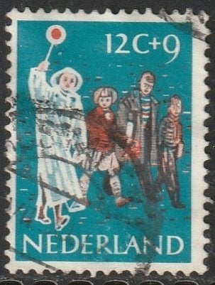 Nederland 1959 734 Kind 12c Klaarover, Gest Rosmalen, Ophalen of Verzenden, Na 1940, Gestempeld