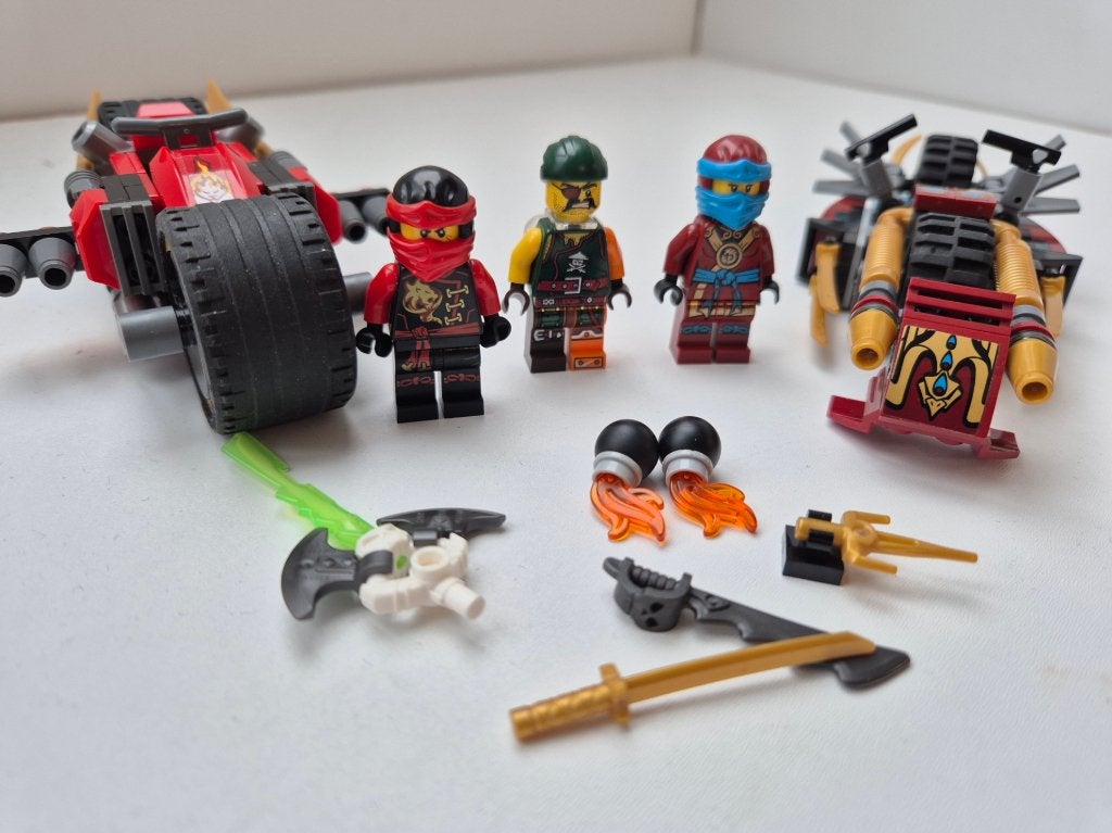 Lego, Ninjago, 70600, Ninja Bike Chase, Lego, Ophalen of Verzenden, Zo goed als nieuw, Compleet