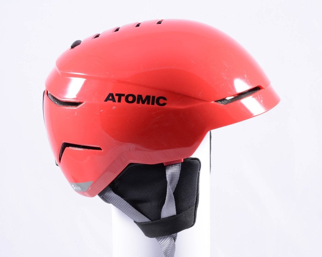51 52 53 54 55 ski snowboard helm ATOMIC SAVOR R, Red, Gebruikt, Verzenden, Overige typen, Carve