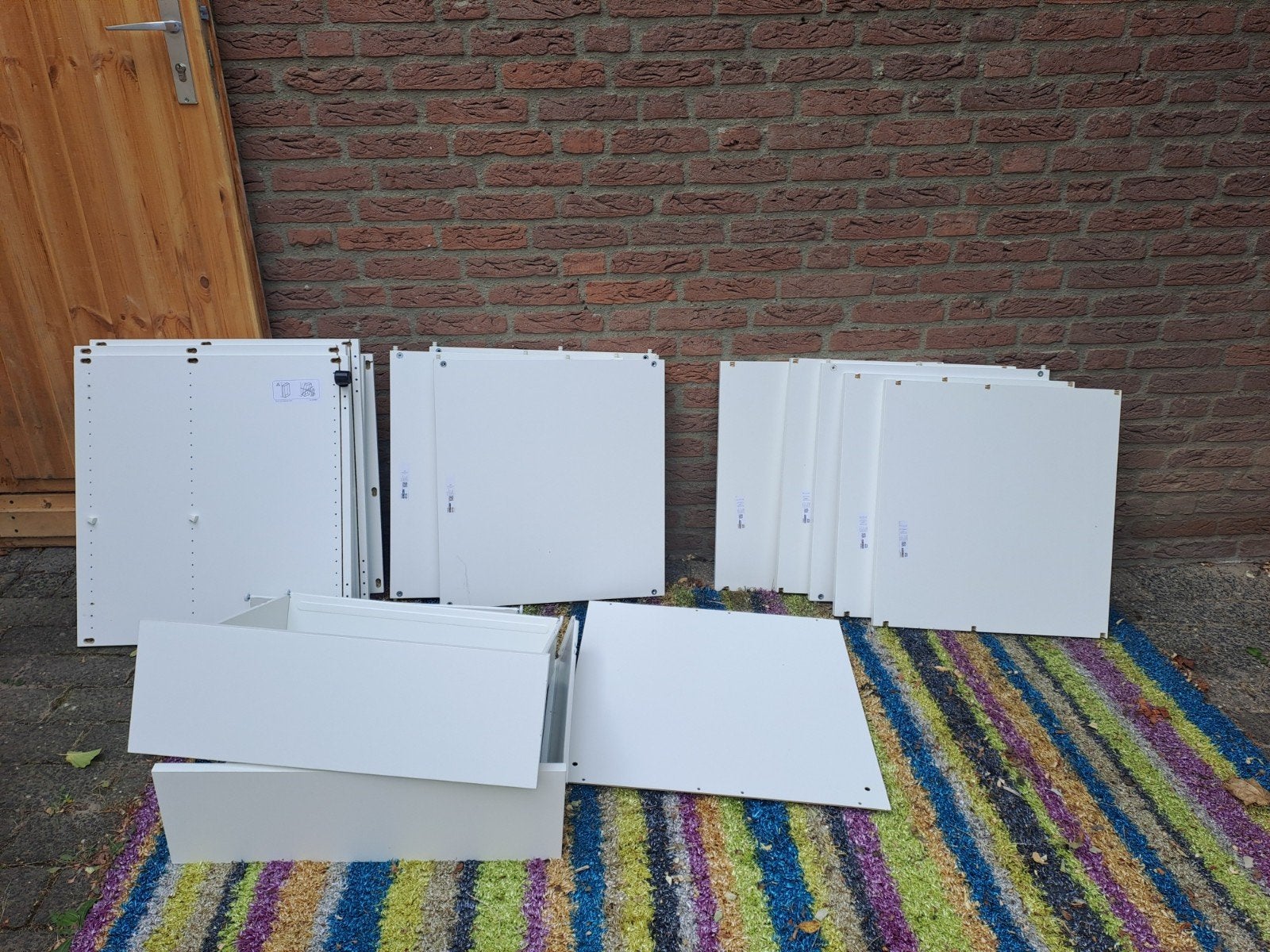 IKEA Fonnes, Hjalpa, Platsa onderdelen - wit, Met plank(en), Minder dan 50 cm, Gebruikt, Modern, functioneel