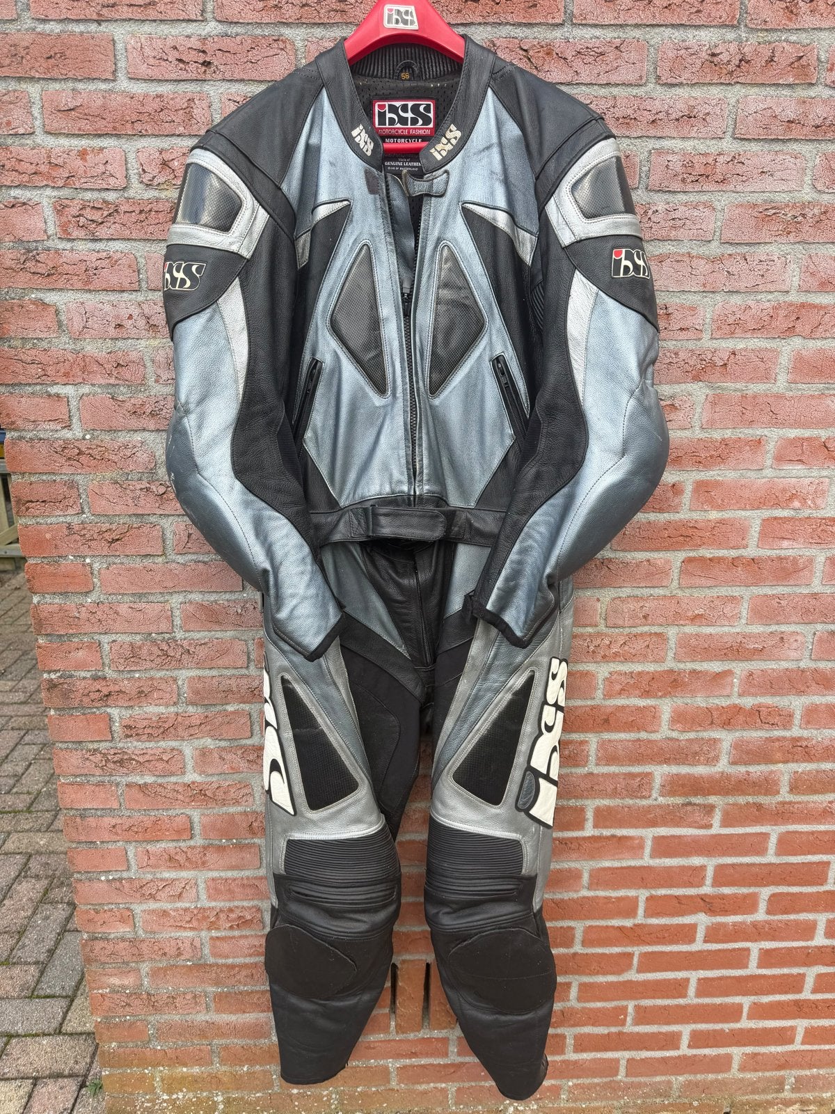 IXS Combipak Motorpak Leer Maat 56 - Enkele beschadiging, Ophalen of Verzenden, Tweedehands, Heren, Combipak