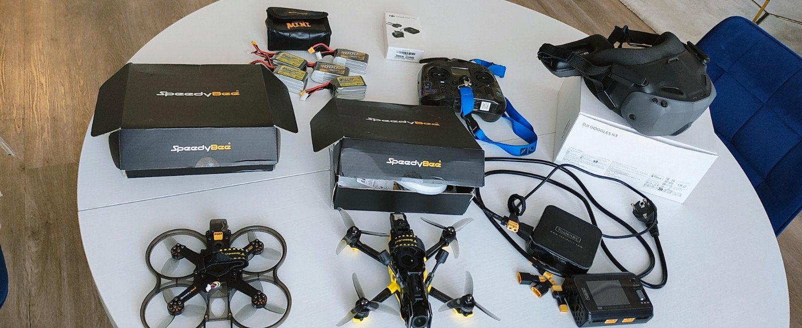 Complete FPV-set: SpeedyBee / DJI O4 Pro, Hobby en Vrije tijd, RTF (Ready to Fly), Quadcopter of Multicopter, Zo goed als nieuw