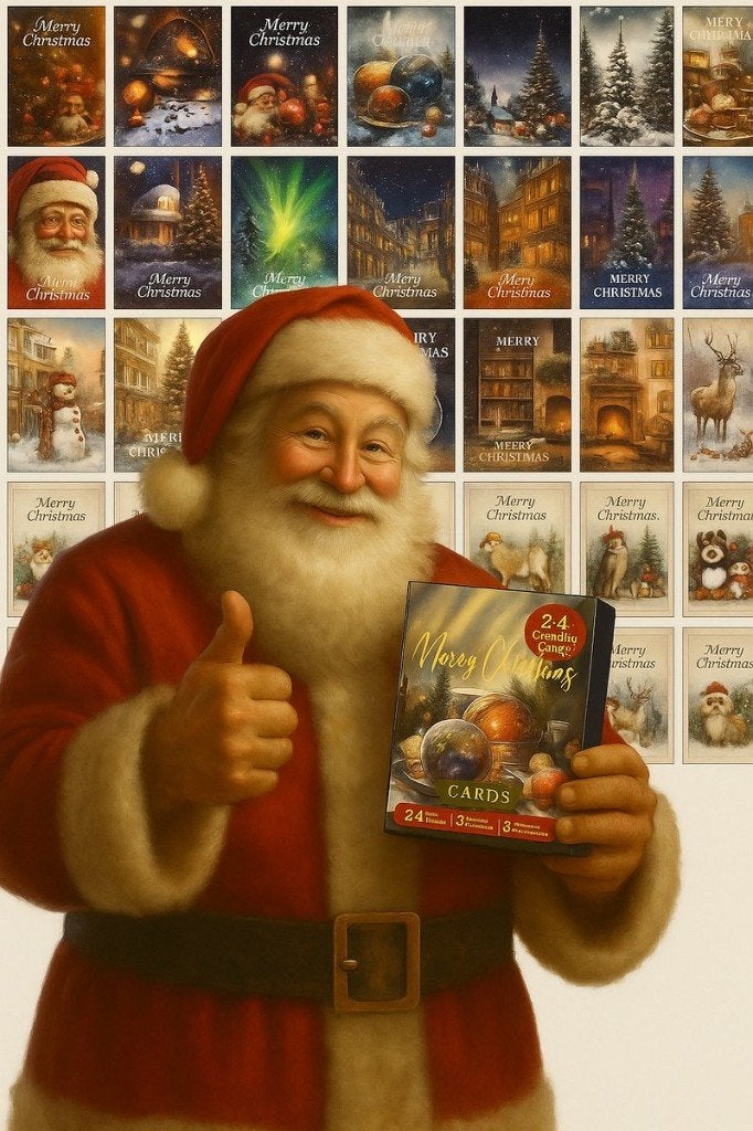 Partij luxe kerstkaarten met enveloppen en stickers, Diversen, Kerst, Ophalen, Nieuw
