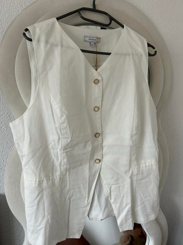 Rihoas Gilet Wit Maat XL - Nieuw met kaartje, Verzenden, Nieuw