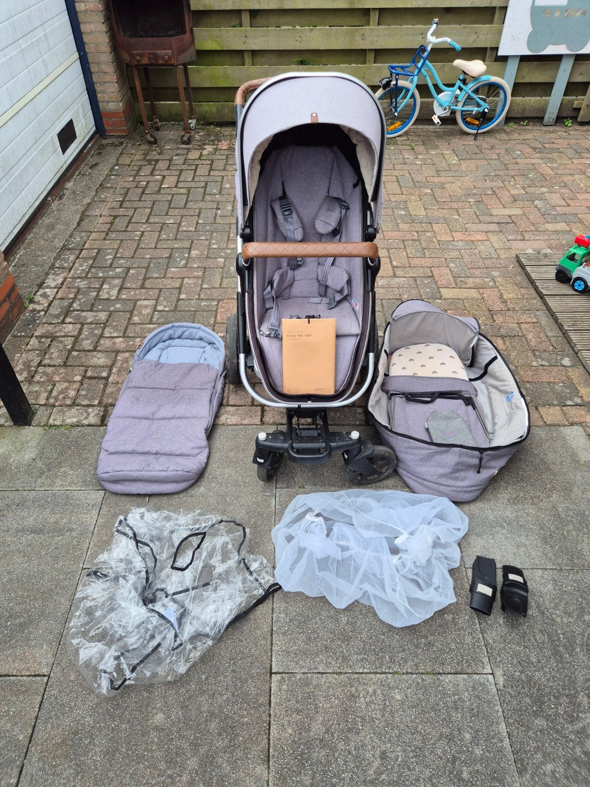 Joolz Geo2 Combiwagen Radiant Grey, Kinderen en Baby's, Kinderwagens en Combinaties, Ophalen, Gebruikt, Overige merken