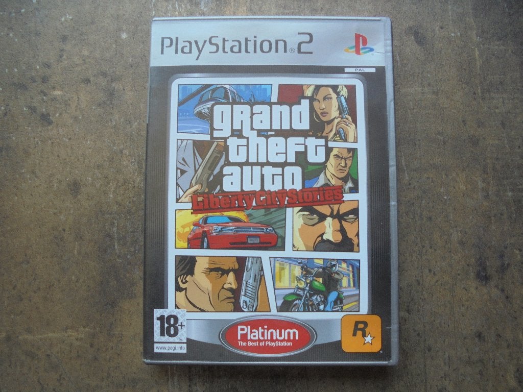 Grand Theft Auto Liberty City Stories voor PS2 (zie foto's), Avontuur en Actie, Gebruikt, Vanaf 18 jaar, 1 speler