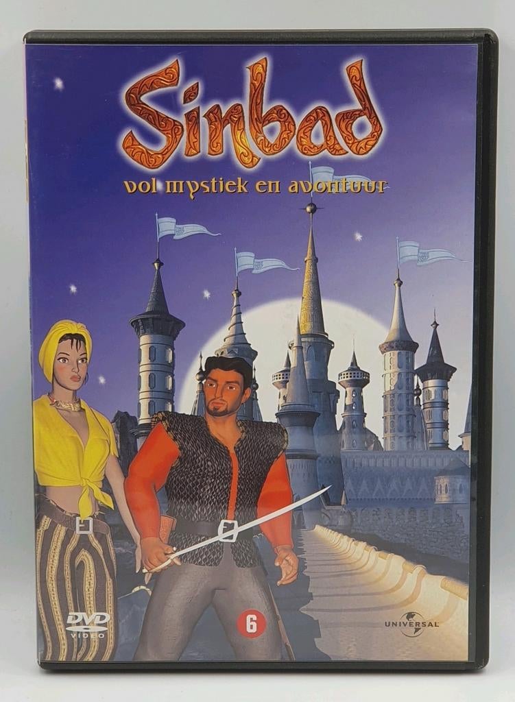 Te koop: Sinbad: Vol Mystiek en Avontuur DVD, Cd's en Dvd's, Avontuur, Gebruikt, Ophalen of Verzenden, Vanaf 6 jaar