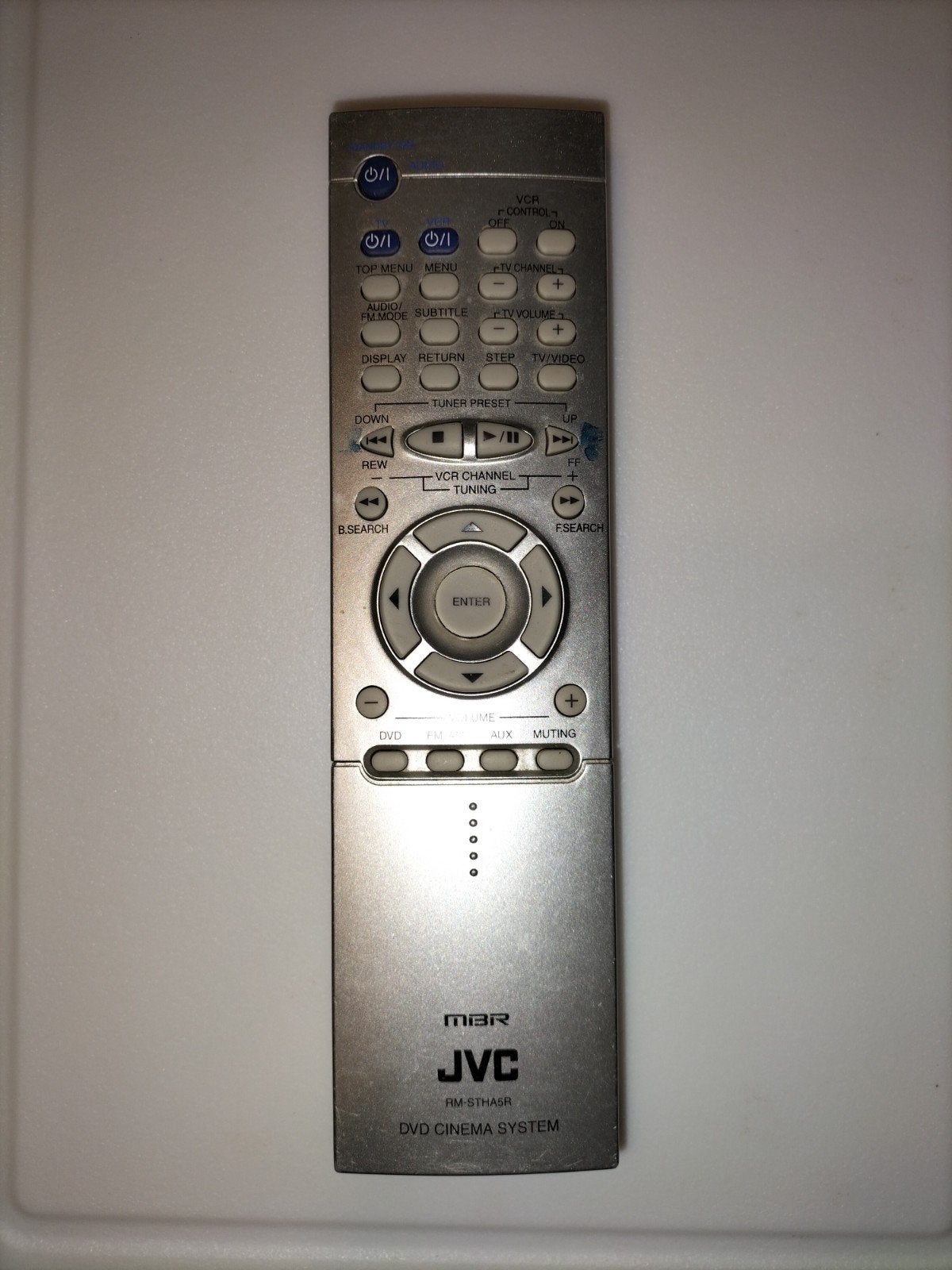 Originele JVC RM-STHA5R Afstandsbediening DVD Cinema System, Ophalen of Verzenden, Gebruikt, Origineel, Dvd