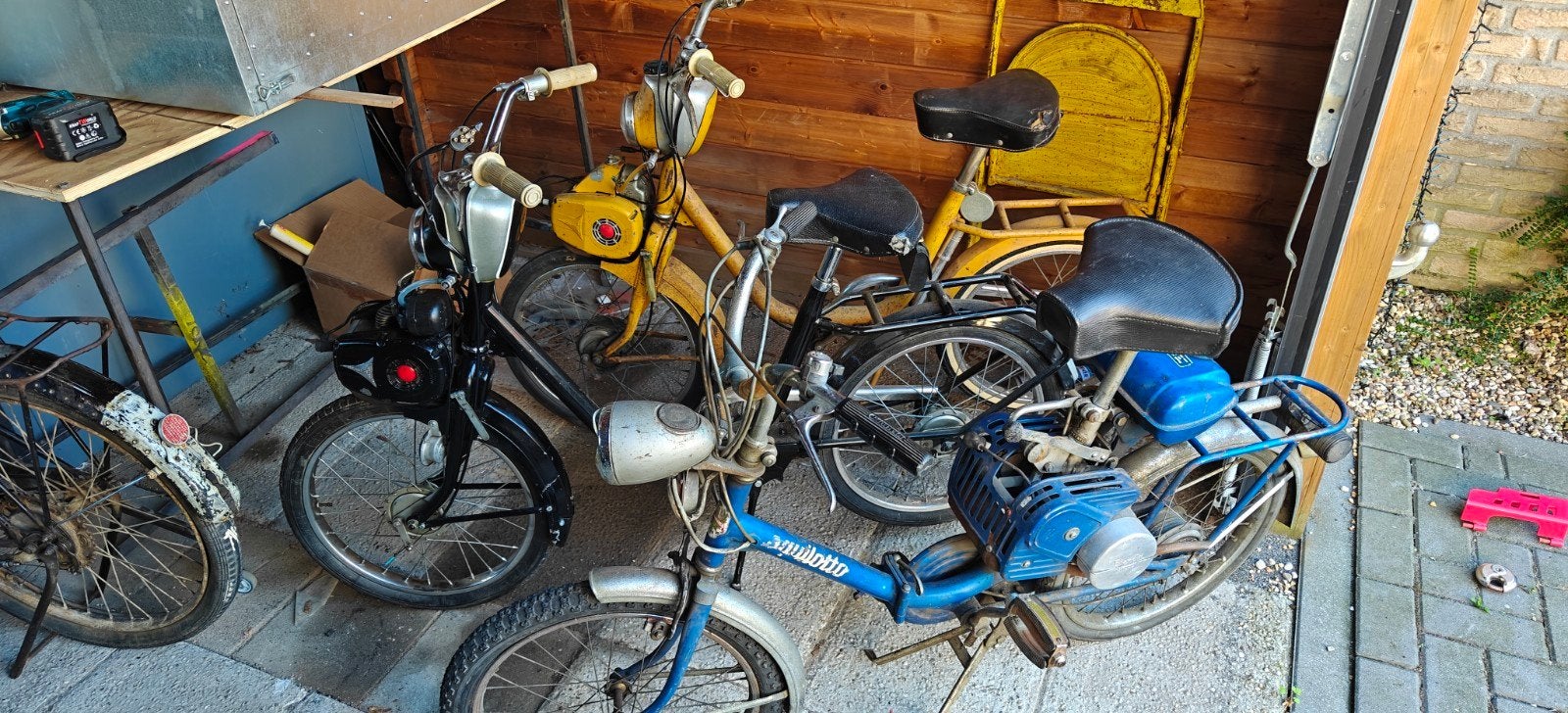 3 leuke oldtimer vouwbromfietsen (in)ruil mogelijk, Fietsen en Brommers, Ophalen of Verzenden