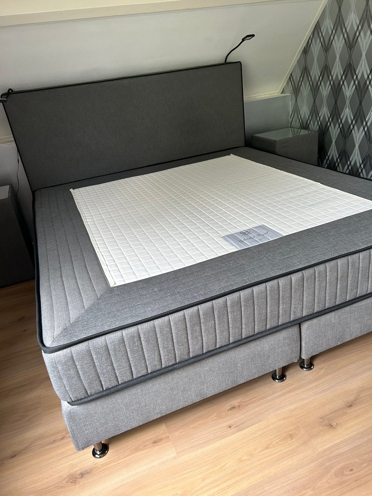 Serta Boxspring 180x200, Ophalen, Gebruikt, Tweepersoons, 180 cm