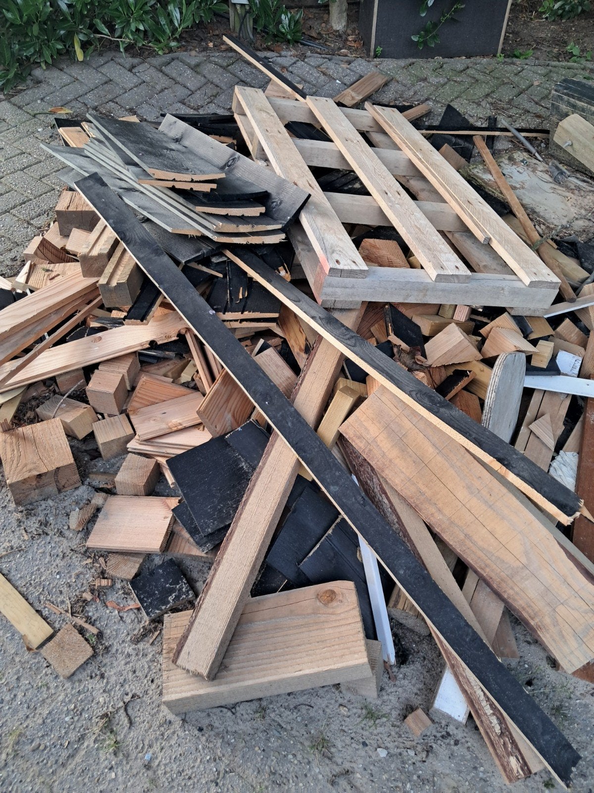Hout voor (buiten) openhaard, Tuin en Terras, Ophalen