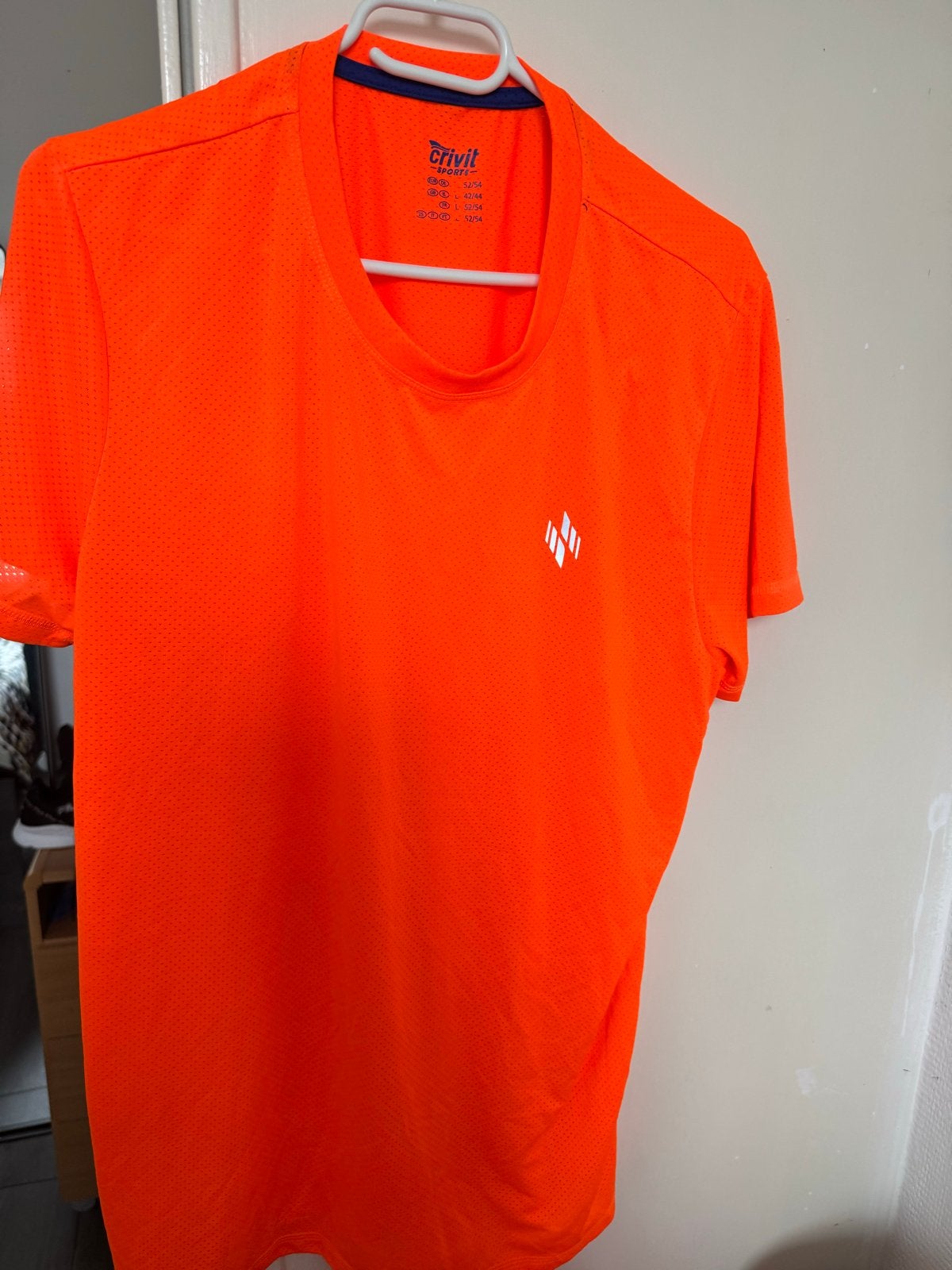 Crivit Sports Oranje Sportshirt - Maat L, Kleding | Dames, Maat 42/44 (L), Oranje, Ophalen of Verzenden, Fitness of Aerobics