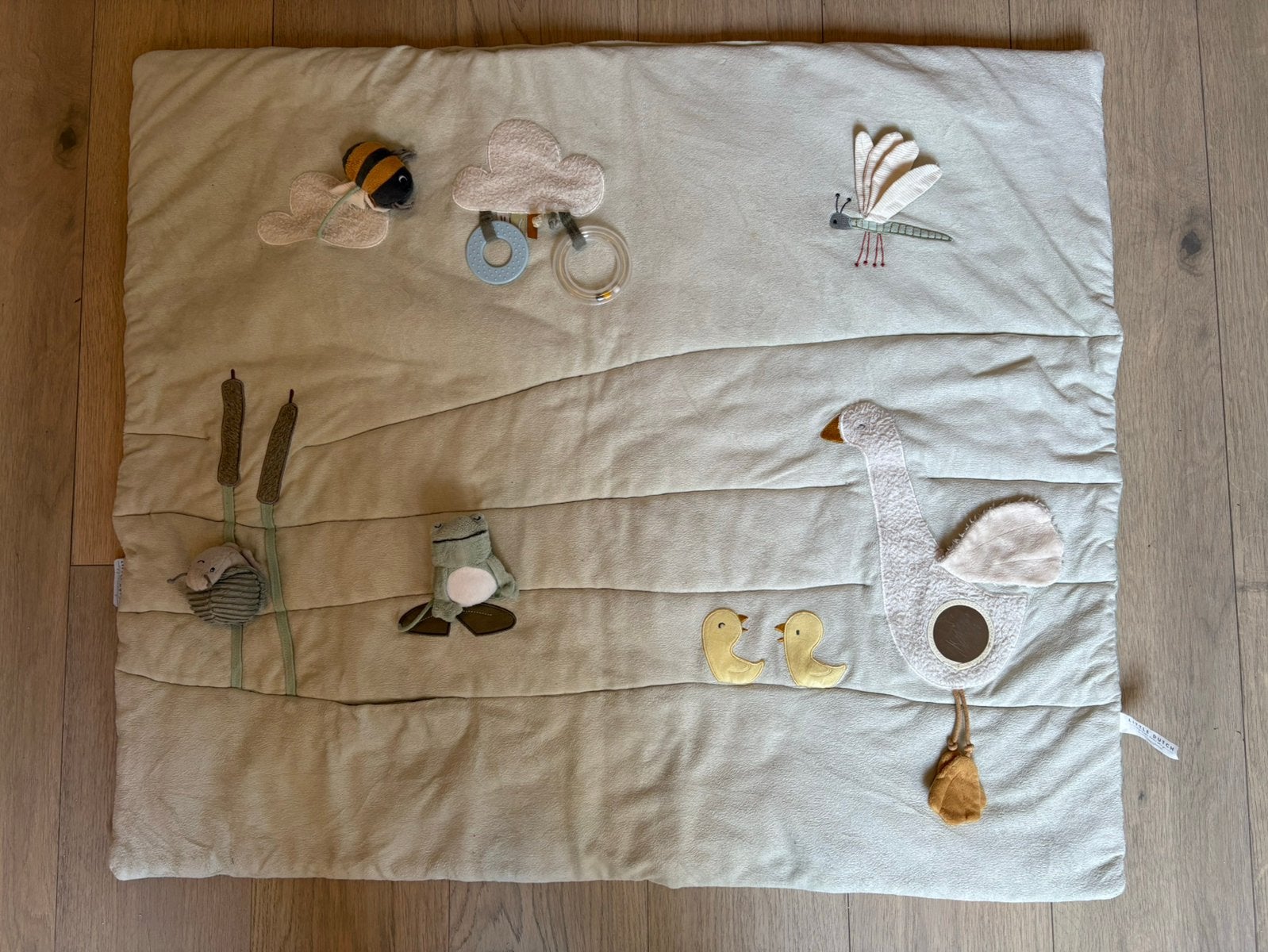 Speelkleed/ boxkleed little dutch groen, Ophalen, Gebruikt