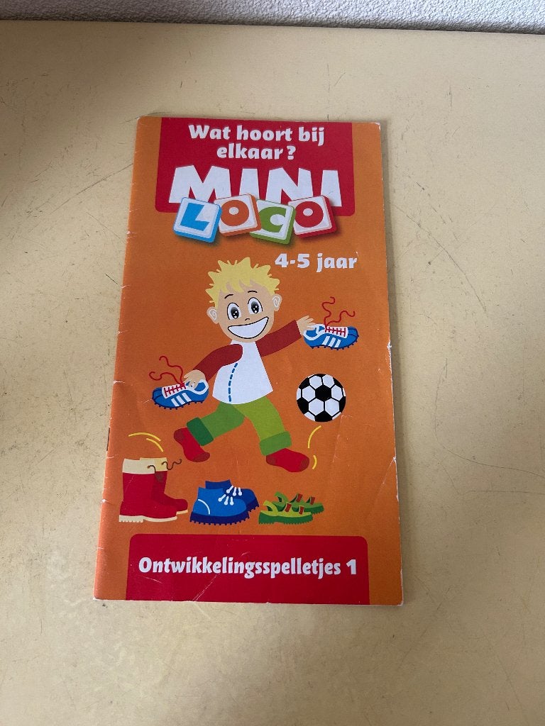 Mini Loco boekje - Wat hoort bij elkaar? (4-5 jaar), Ophalen of Verzenden, Gebruikt