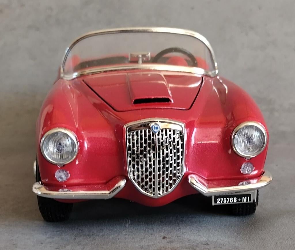 LANCIA AURELIA B24 SPIDER 1955 - Bburago 3010 1:18, Ophalen of Verzenden, Nieuw, Auto, Bburago