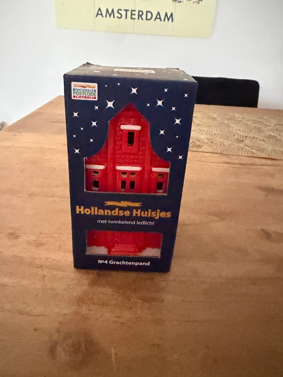 Hollands Huisje Grachtenpand met LED-licht, Ophalen of Verzenden, Nieuw