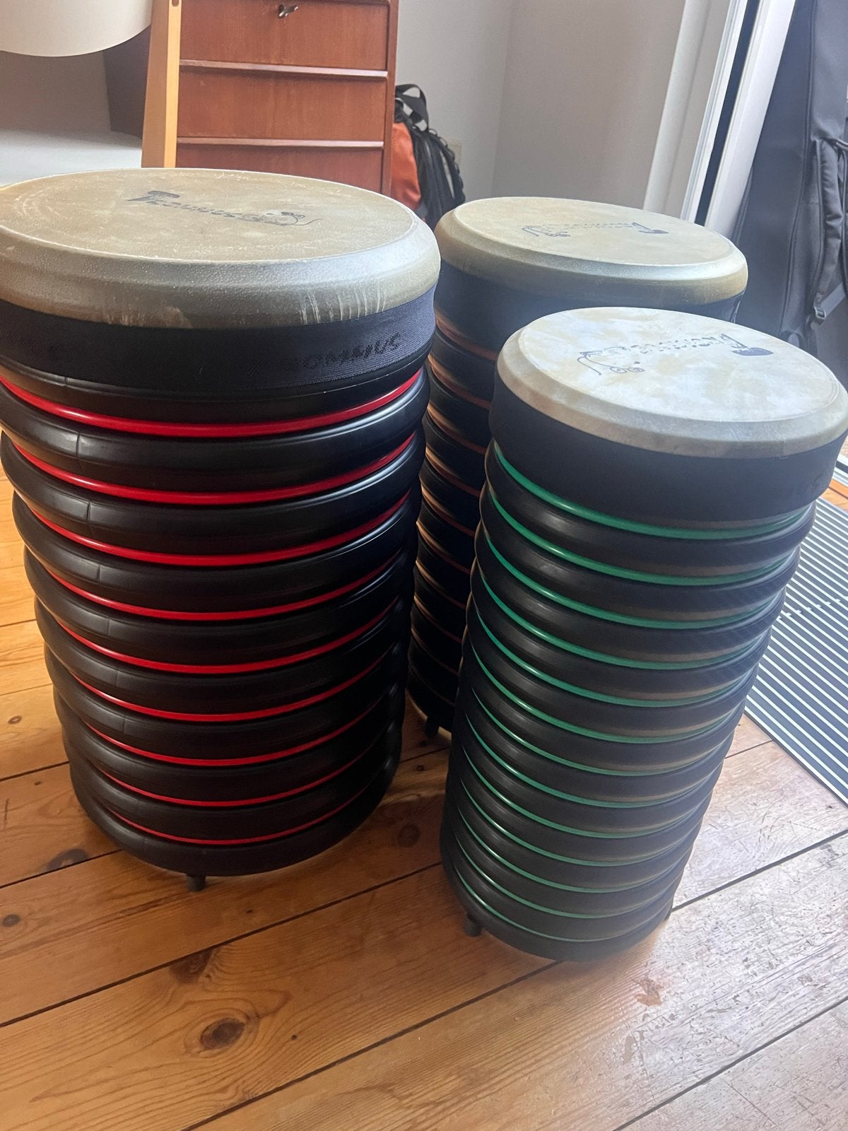 Trommus trommels set met tassen, Muziek en Instrumenten, Drumstellen en Slagwerk, Ophalen, Gebruikt, Overige merken