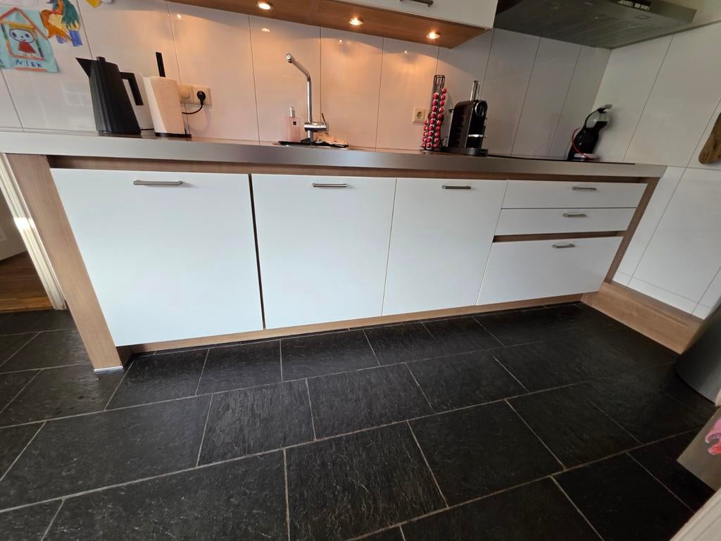 GERESERVEERD !!   Complete keuken met apparatuur, Gebruikt, Overige materialen, Wit, Overige typen