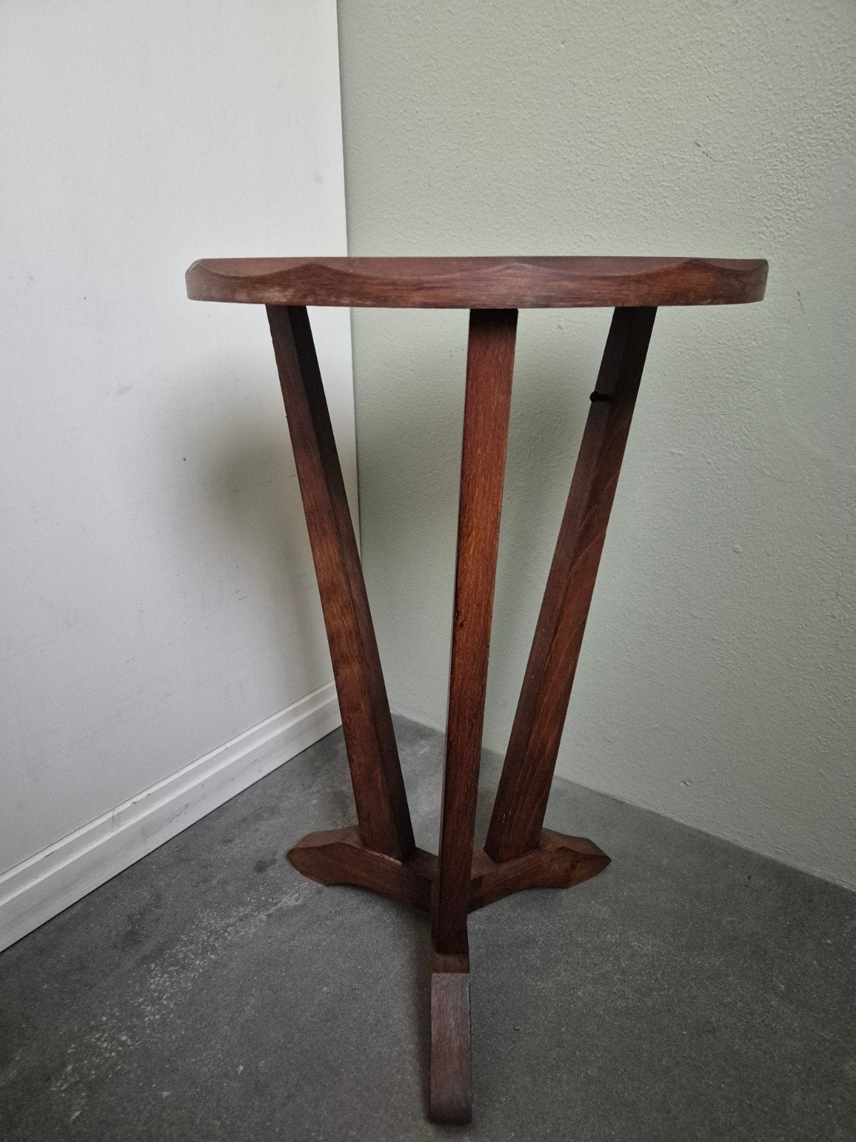 Houten plantentafel- Art Deco, Amsterdamse school stijl, Ophalen, Zo goed als nieuw