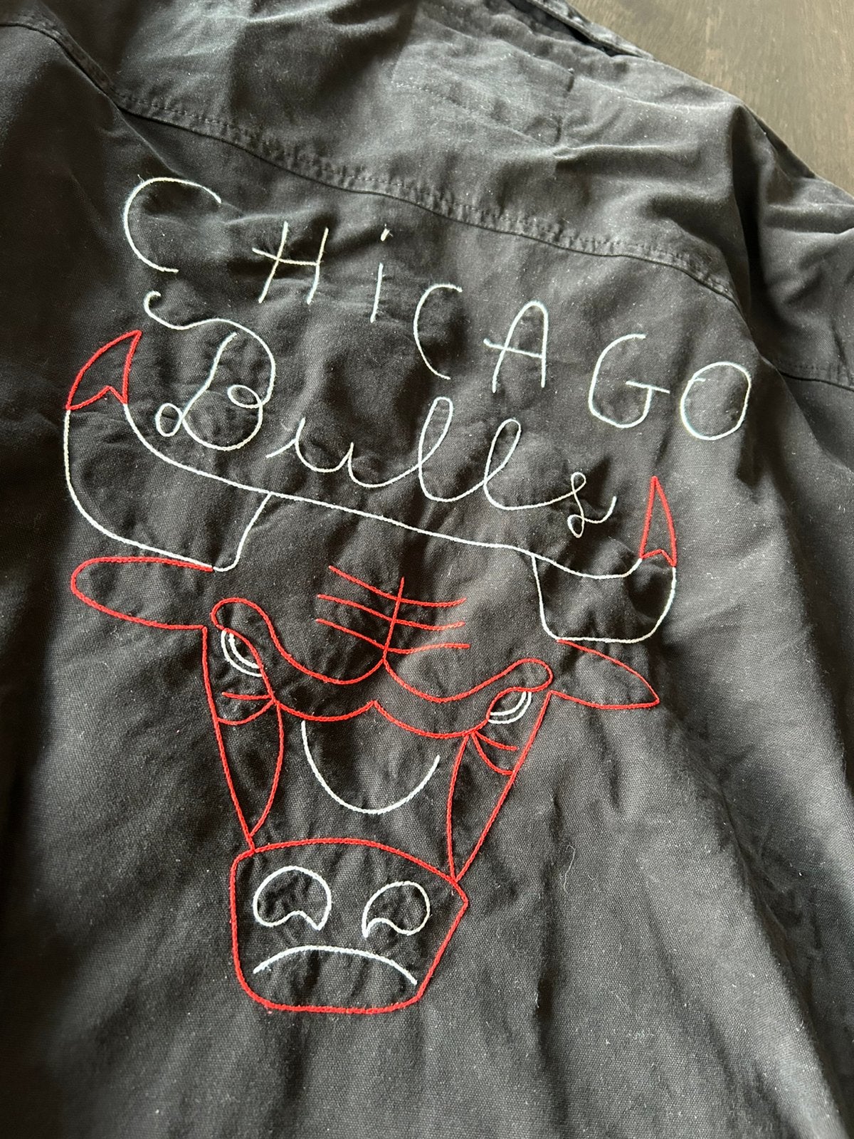 Maison Labiche ‘Chicago Bulls’ Jacket, XL, Verzenden, Nieuw, Maat 56/58 (XL), Zwart