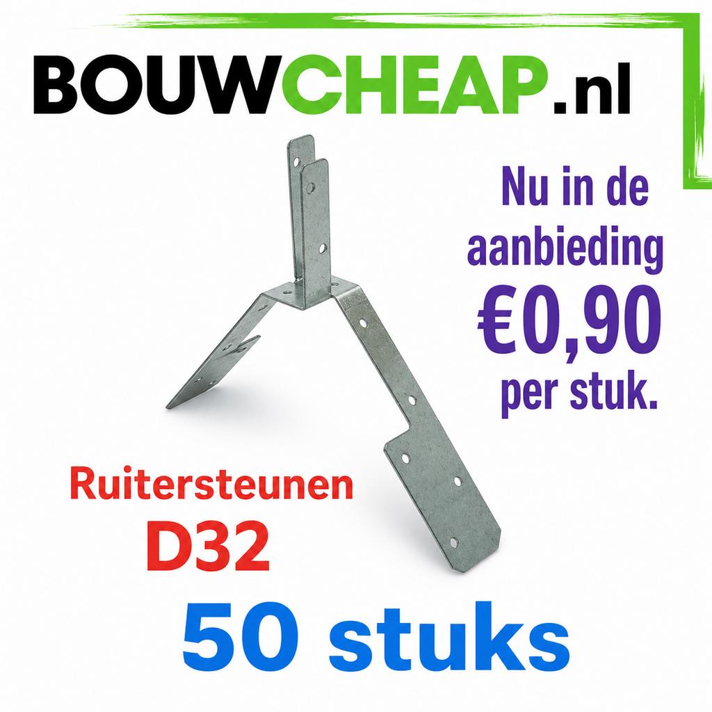 Bouwcheap de goedkoopste Nederland en Belgie, Steen of Klei, Zwart, Nieuw, Ophalen of Verzenden
