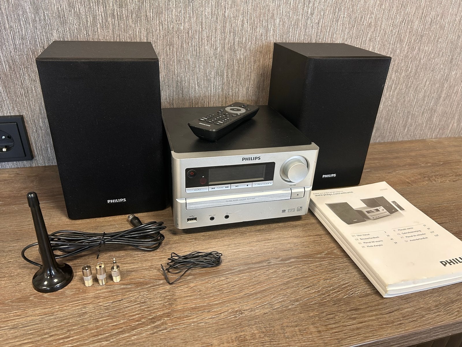 Philips Microset MCM2000 met Livé FM antenne, Audio, Tv en Foto, Philips, Gebruikt, Ophalen of Verzenden, Microset