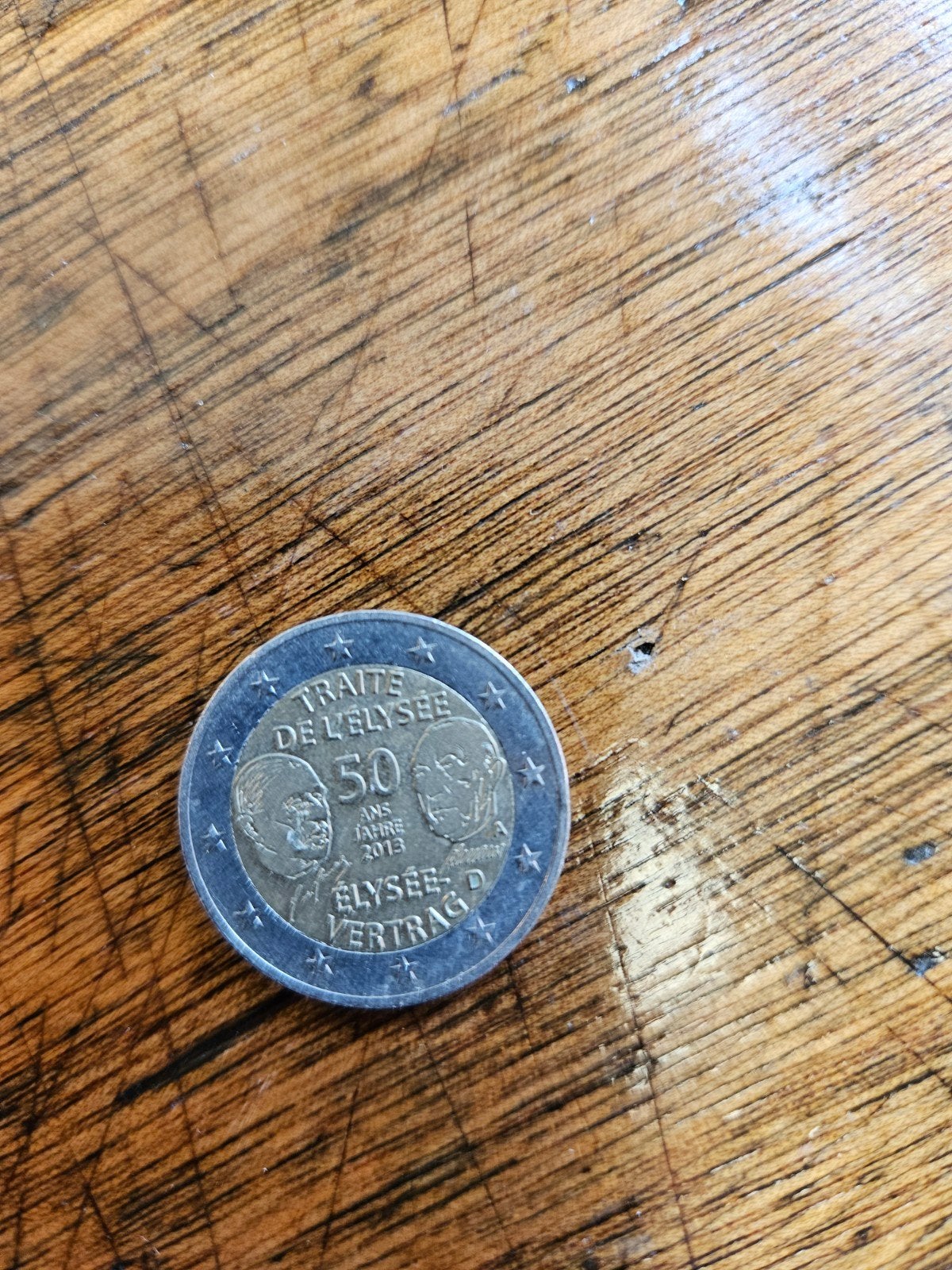 2 Euro Herdenkingsmunt 2013 - Elysée Verdrag, Postzegels en Munten, Munten | Europa | Euromunten, Ophalen of Verzenden, Duitsland