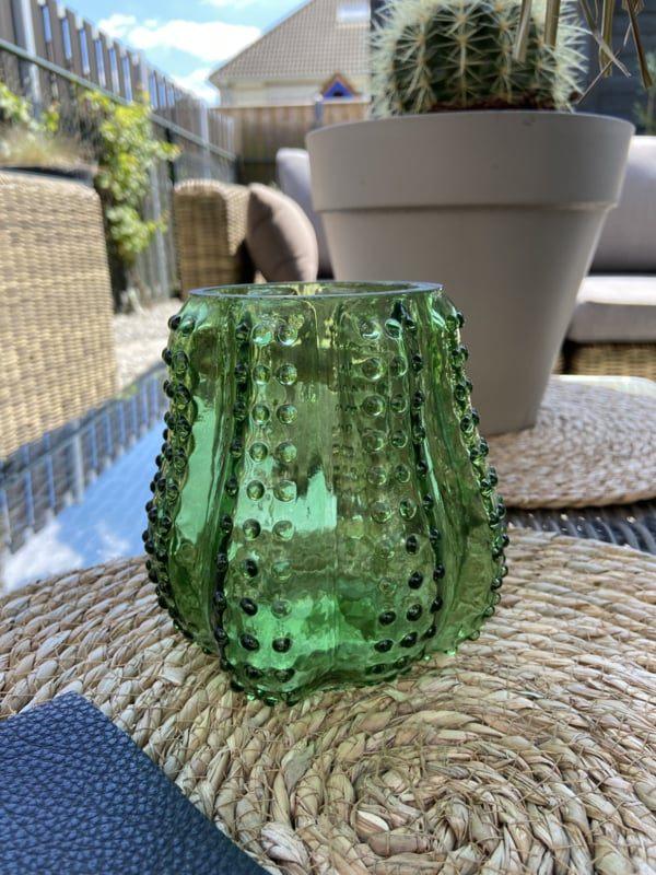 theelicht houder set cactus 2 stuks samen, Overige materialen, Nieuw, Ophalen of Verzenden, Minder dan 25 cm
