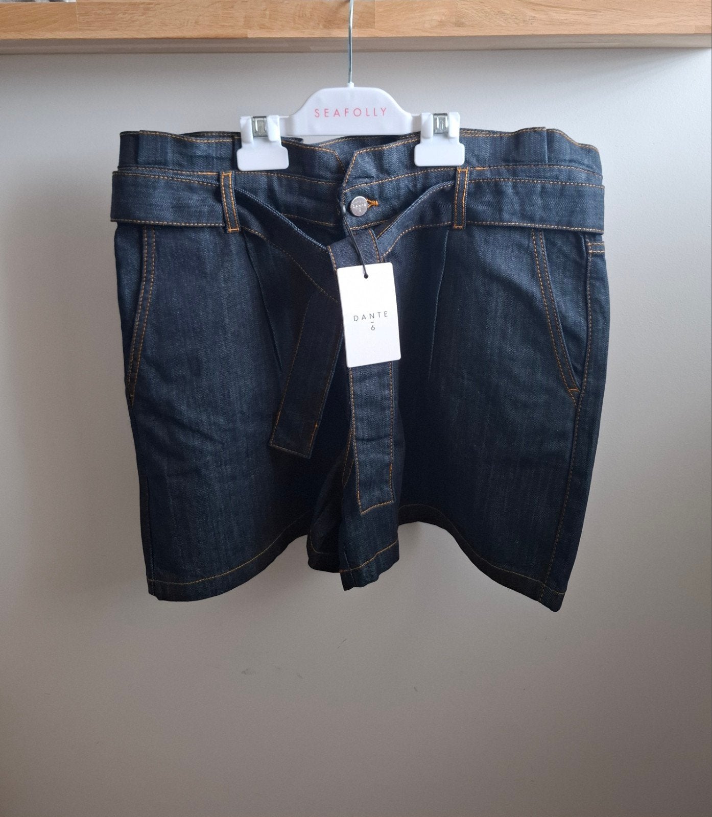 Mooie denim short, korte jeans broek van Dante6 maat L NIEUW, Kleding | Dames, Dante 6, Blauw, Overige jeansmaten, Nieuw