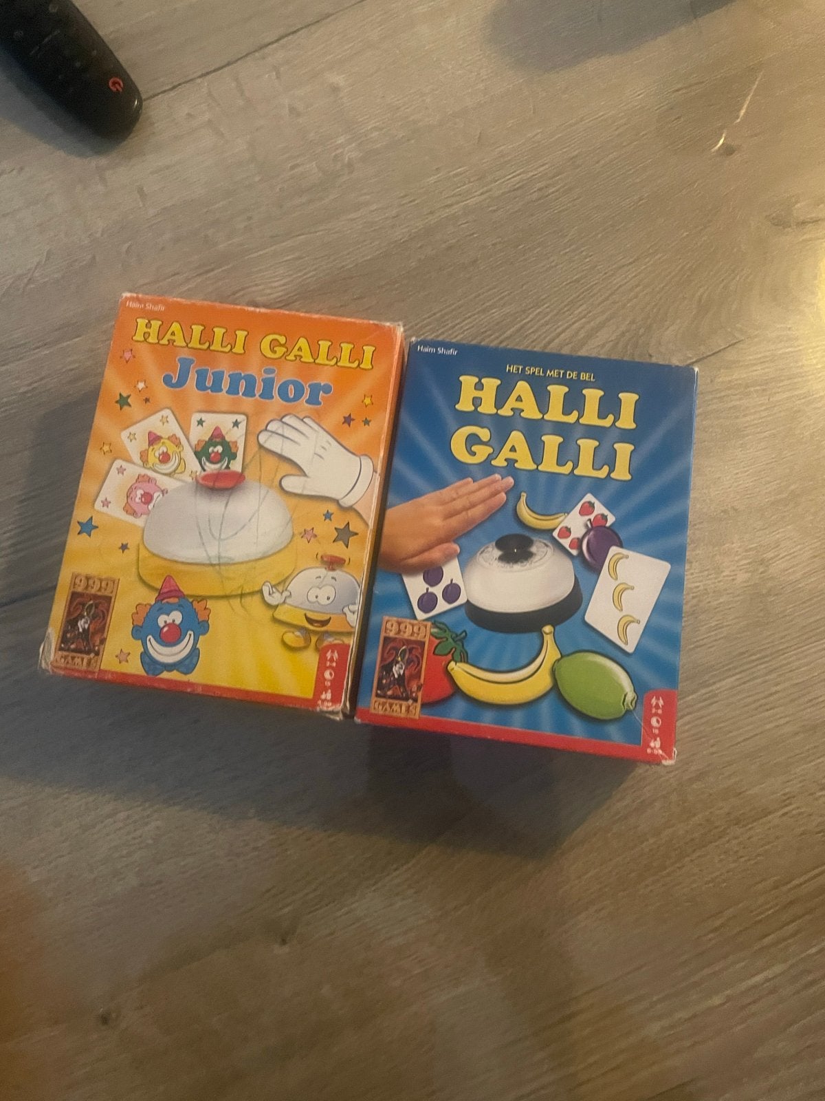Halli Galli en Halli Galli Junior bordspellen, Drie of vier spelers, Ophalen, Gebruikt