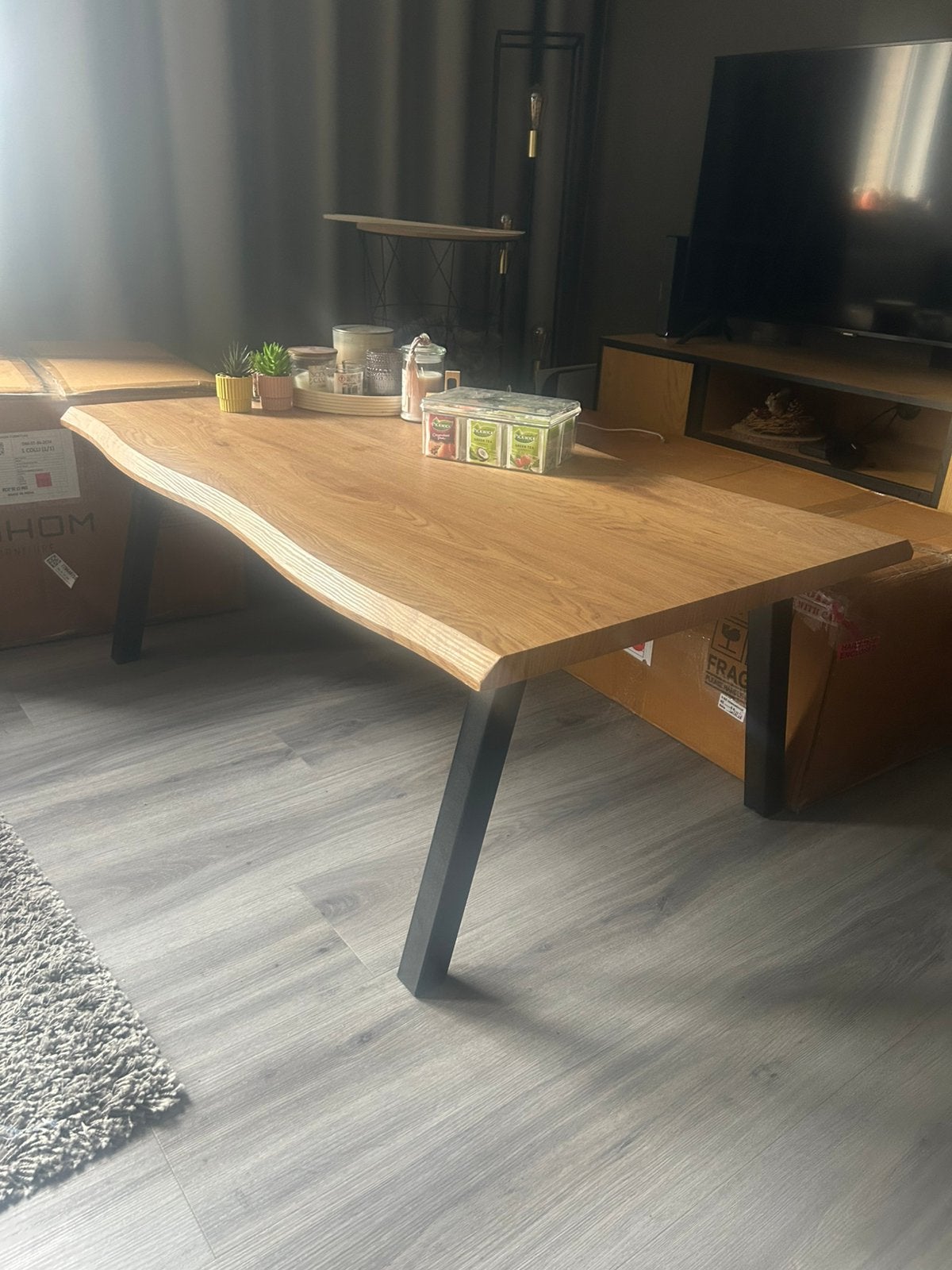 Salontafel Halskov (JYSK), Ophalen, Gebruikt, 100 tot 150 cm, 50 tot 100 cm