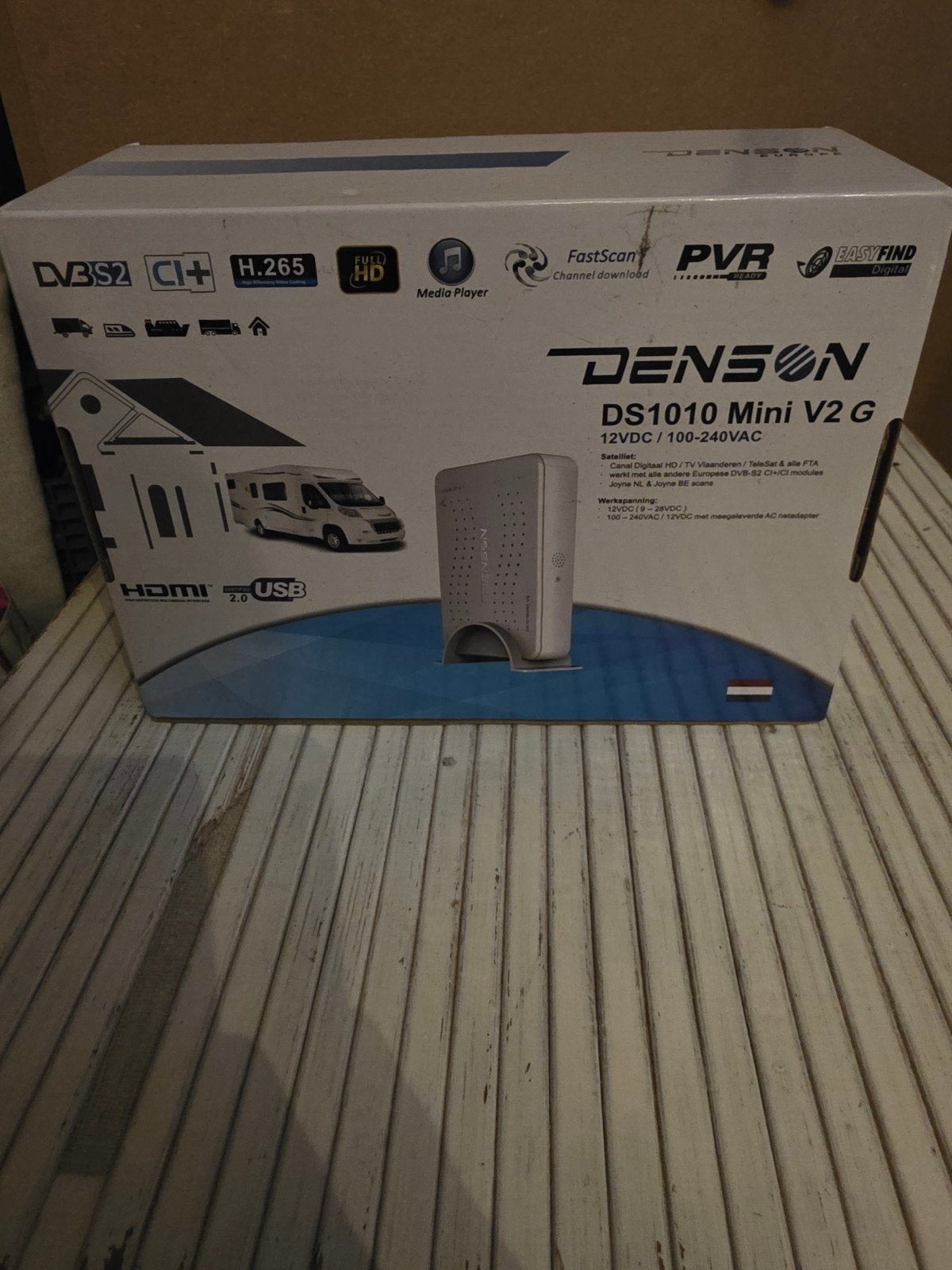 Denson DS1010 Mini V2 G Full HD DVB-S2 Receiver, Ophalen of Verzenden, Zo goed als nieuw, Decoder