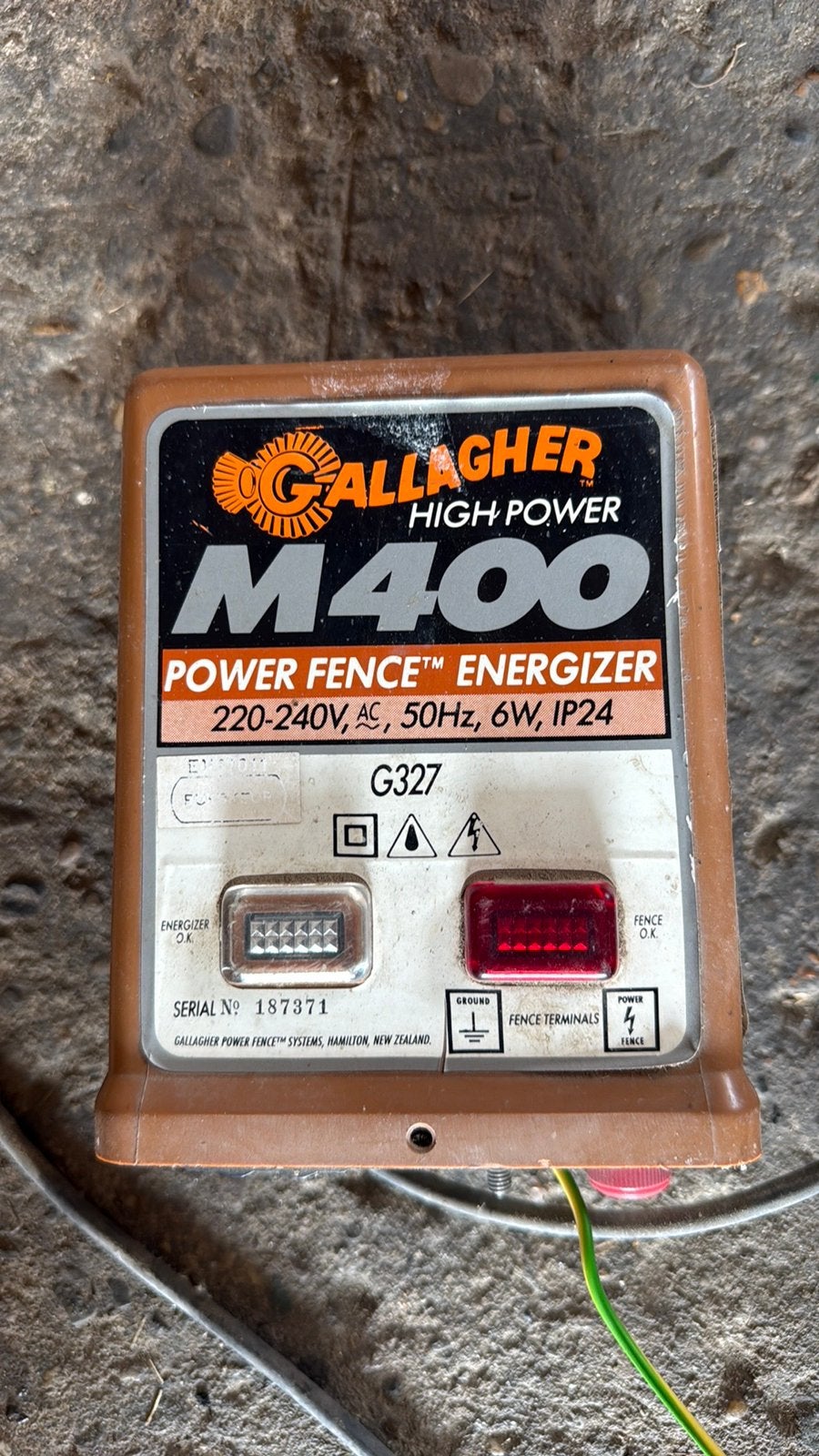 Gallagher High Power M400 G327 schrikdraadapparaat, Dieren en Toebehoren, Ophalen, Zo goed als nieuw