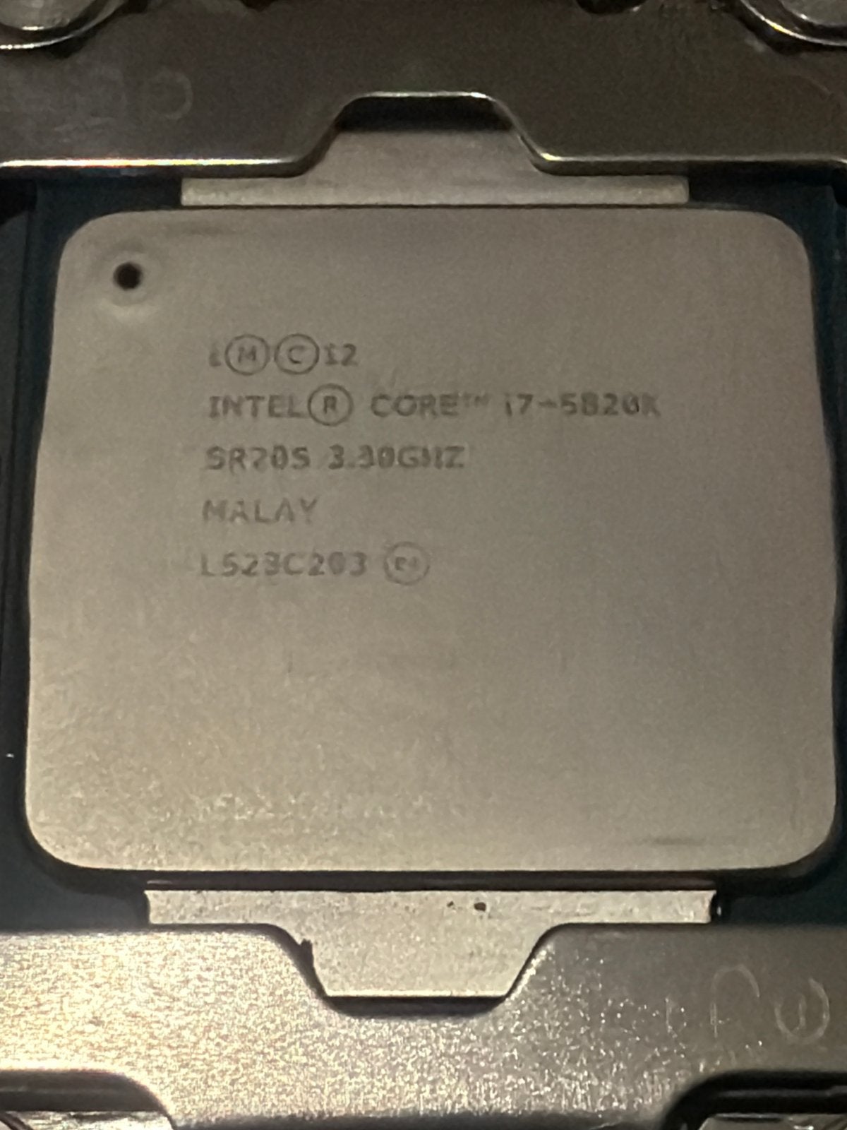 Intel Core i7-5820K Processor 3.30GHz, Computers en Software, Ophalen of Verzenden, Gebruikt, 6-core, 3 tot 4 Ghz