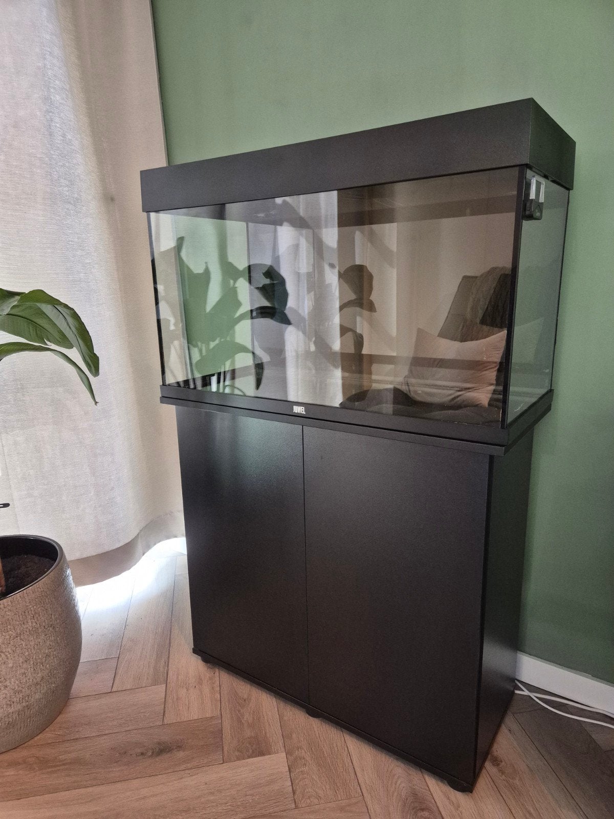Complete Juwel 125L aquariumset met onderkast, Ophalen, Aquariummeubel, Zo goed als nieuw, Juwel
