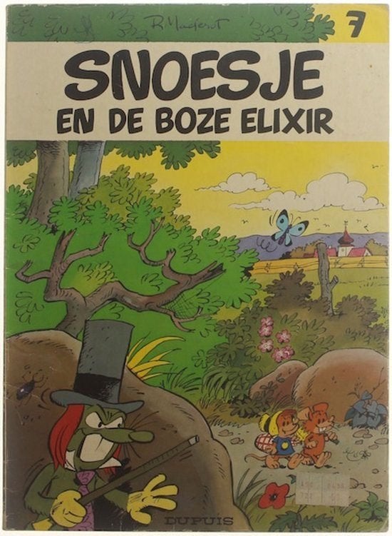 Snoesje en de boze elixir. 1979, Eén stripboek, Ophalen of Verzenden, Gelezen